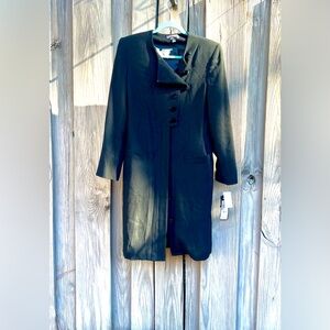 NWT Kasper ASL Casual Black Dress - Size 8